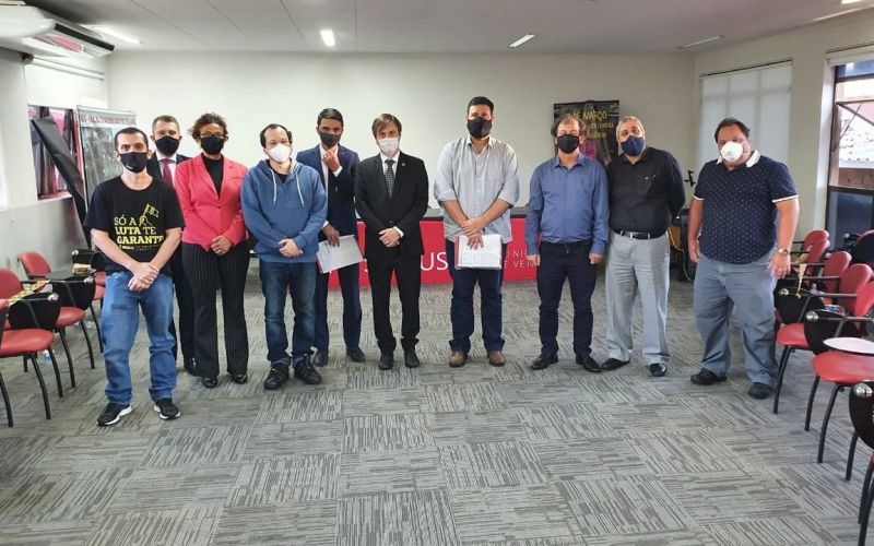 Entidades Sindicais reúnem-se com deputado Raul Belém, líder do governo na ALMG, para discutir a Reforma da Previdência