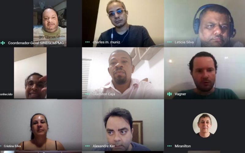 Diretoria do SINDSEMPMG se reúne para traçar estratégias para cobranças de pautas em atraso