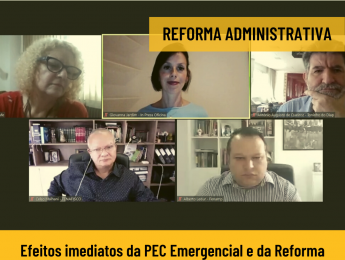 Efeitos imediatos da PEC Emergencial e da Reforma Administrativa sobre atuais servidores foram tema de webinar promovido pelo Movimento a Serviço do Brasil