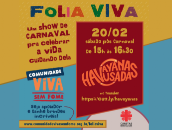 Bloco Havayanas Usadas promove Live beneficente em apoio à campanha Comunidade Viva Sem Fome