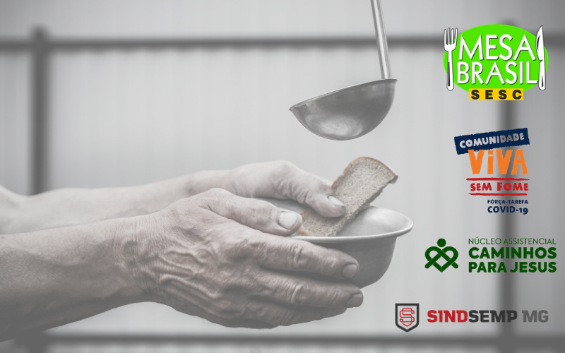SINDSEMPMG apoia iniciativas sociais que atuam no combate à fome