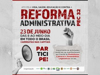 Mobilização Nacional contra a Reforma Administrativa PEC 32/2020