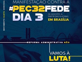 SINDSEMPMG participará de ato nacional contra a PEC 32