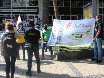 SINDSEMPMG participa da sexta-feira de lutas contra a PEC 32/2020