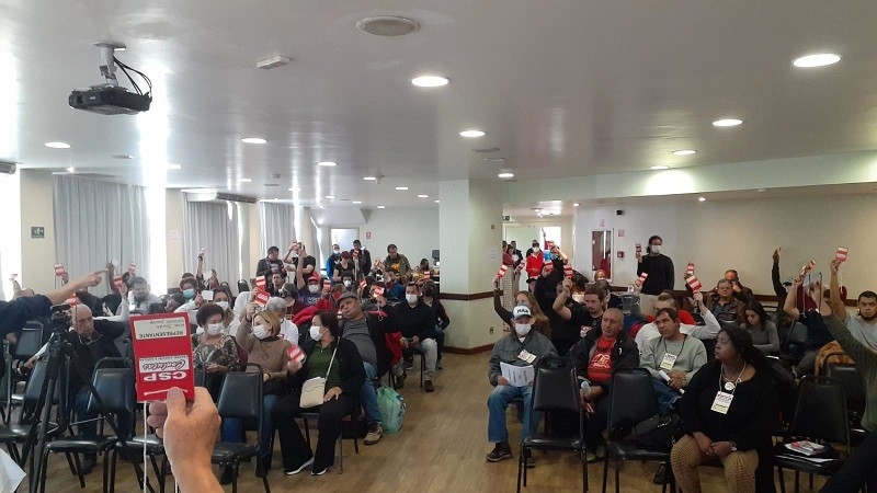 SINDSEMPMG participa de congresso da CSP- Conlutas para construir uma jornada nacional de ações sindicais