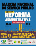 Imagem conteúdo Marcha Nacional do Serviço Público contra a Reforma Administrativa