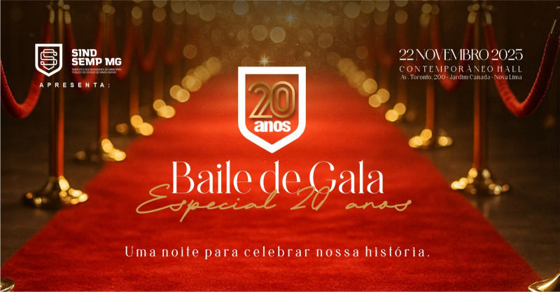 Vendas de convites para o Baile de 20 anos se encerram nesta quinta-feira