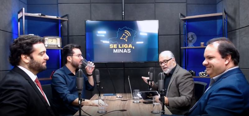 SINDSEMPMG participa do 7º episódio do Podcast Se Liga, Minas, que recebeu o presidente da AMM, Luís Eduardo Falcão