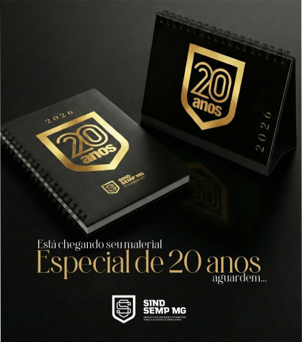 Não recebeu seu Kit comemorativo dos 20 anos do SINDSEMPMG? Últimos dias para solicitar o envio