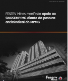 Imagem conteúdo A FESERV Minas manifestou apoio ao SINDSEMPMG 