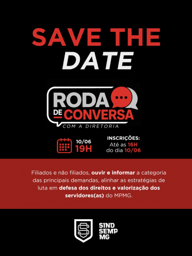 Roda de conversa com a Diretoria!