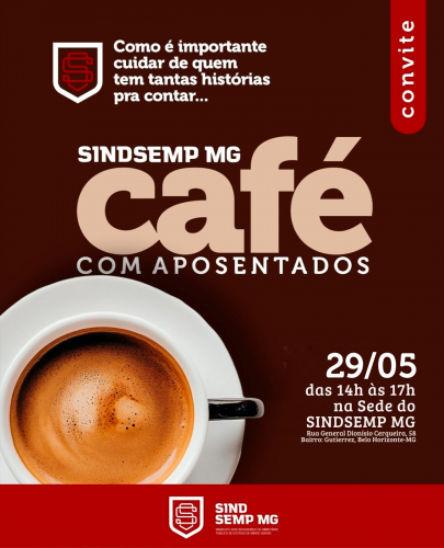 CONVITE: Café com Aposentados