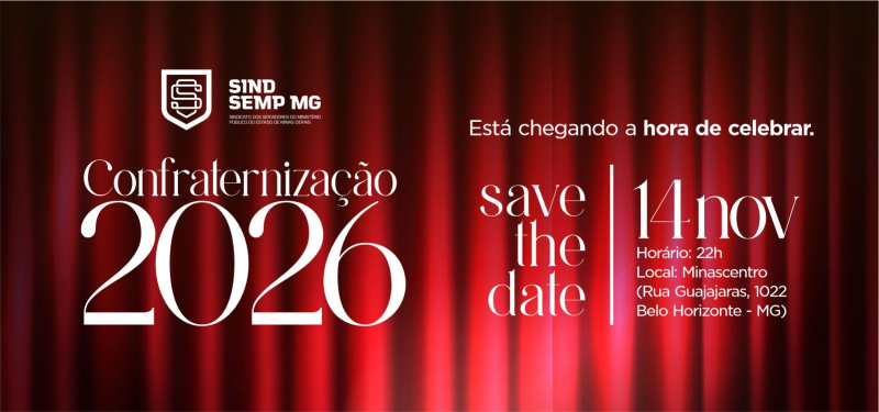 SINDSEMPMG disponibiliza plataforma para aquisição dos convites para festa de confraternização de fim de ano na próxima terça-feira (13/10)